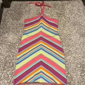 NWT Princess Polly Stripe Halter Neck Size M/L